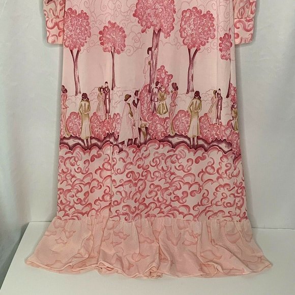 Sears Pink Patterned Robe - Picture 11 of 12